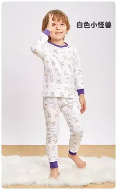 Conjuntos de pijamas de algodão de manga comprida infantil, para crianças, meninos, meninas, novo, outono, 2, 4, 5, 6, 8, 12, 14 anos - comprar online