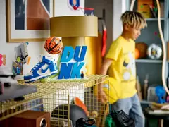 Lego blocos de construção emenda nike co marca conjunto presente das crianças desktop micro paisagem decoração escritório - Wolf Magazine