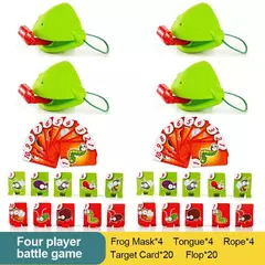 Frog Mask Wagging Tongue Lick Cartas, Jogos de Tabuleiro para Crianças, Família, Brinquedos Antistress, Engraçado Desktop Puzzle na internet