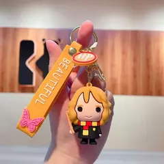 3d harried potter pvc chaveiro brinquedo hermione granger malfoy ron dobby voldemort snape brinquedo figuras festa chaveiros crianças presentes brinquedos - Wolf Magazine