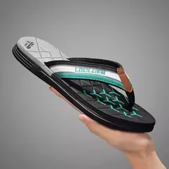 Chinelos casuais ao ar livre masculinos, chinelos de praia, luz suave, sapatos antiderrapantes, sapatos de banho, verão, venda quente, 2024 - comprar online