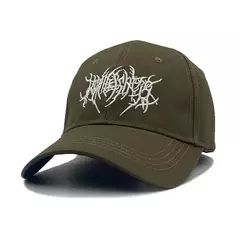 Boné de beisebol com bordado para homens e mulheres, boné de algodão punk e gótico street, esportes ao ar livre, bonés pretos Y2K para pai, moda - comprar online