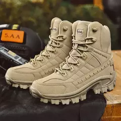 Botas de Combate Deserto Masculino, Botas Táticas Antiderrapantes, Tornozelo de Caminhada, Sapatos de Caça, Segurança do Trabalho, Exterior - Wolf Magazine