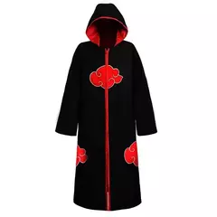 Naruto uchiha itachi cosplay trajes anime longo manto casaco robe trincheira ninja halloween carnaval festa grupo roupas capa presentes - comprar online