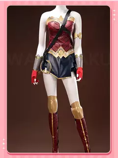 Wonderr mulher cosplay traje jogo cosplay?S-2XL?Wakuwaku-N feminino sexy traje maravilha batalha terno plus size halloween na internet