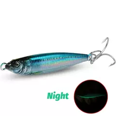 Metal gabarito isca 20g 30g 40g spinner afundando 3d olho cor laser fiação engrenagem isca elenco equipamento de pesca lâmina gancho pesca vib isca - loja online
