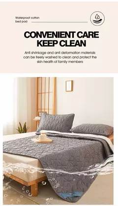 Topper de colchão à prova d'água com faixa elástica, protetor acolchoado, colcha, capa de colchão de inverno para cama de solteiro/duplo 140/160 na internet