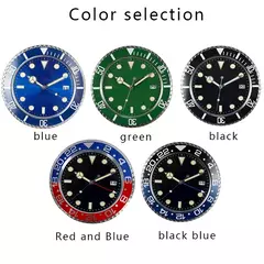 34cm luxo criativo relógio de parede moderno design metal arte relógio de parede casa grande digital luminescente quarto decoração relógio na internet