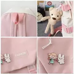 Mochila de nylon impermeável multifuncional, mochila escolar para meninos e meninas, grande capacidade, saco de livro - Wolf Magazine