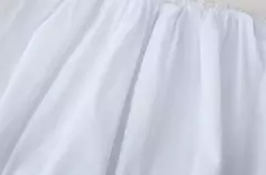 TRAF-Mini-saia balão feminina, elástico médio na cintura, bainha volumosa, saias femininas, moda