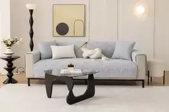 Imagem do Luxo Chenille Sofa Cover para sala de estar, tapete anti-derrapante, almofada do sofá, toalha, Anti-Cat Scratch, Jacquard, Chaise Longue, 1Pc