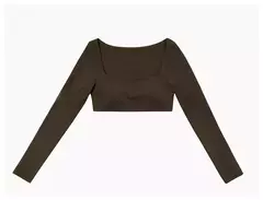 Terno esportivo de manga comprida para mulheres, conjunto de ioga fitness, roupas de ginástica, roupas esportivas femininas, camisa de corrida, 2 peças