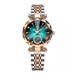 POEDAGAR-Relógio feminino impermeável em aço inoxidável, elegante relógio de pulso para senhoras, vestido luxuoso, relógios quartzo diamante - loja online