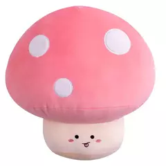 Imagem do Travesseiro de frutas recheadas para meninas brinquedo de pelúcia banana macia cogumelo dos desenhos animados, cenoura e abacate presente para meninas