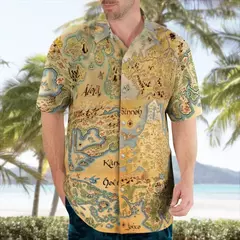 Camisa casual floral havaiana cartoo n masculina, camisa de manga curta 3D de grandes dimensões para praia, moda engraçada, venda quente, verão - Wolf Magazine