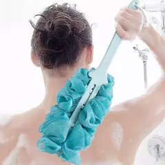 Escova traseira do punho longo para adultos, purificadores do corpo, escova do corpo do chuveiro, esponjas macias da malha, escovas do chuveiro do banho, acessórios do banho - loja online