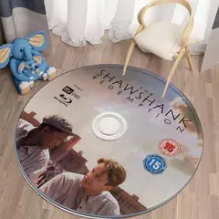 Filme cd tapete dvd criativo tapete redondo círculo tapete de banho presente lembrança decoração para casa tapetes para cozinha quarto sala estar - Wolf Magazine