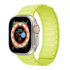 Pulseira Desportiva Magnética para Apple Watch, Pulseira de Silicone, Série iWatch, Ultra 2, 9, 8, 7, 6, 5, 4, 49mm, 45mm, 44mm, 42mm, 38 milímetros, 40 milímetros, 41 milímetros - comprar online