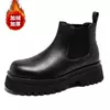 Botas masculinas de couro alto ao ar livre, sapatos de tendência quente, nova moda, outono e inverno, 2023