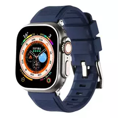 Pulseira de Silicone Suave para Relógio Apple, Ultra Band, Pulseira Desportiva em Borracha, Série iWatch 8, 7, 6, 5, 4, SE, 49mm, 45mm, 44mm, 42mm - comprar online