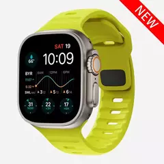Pulseira de Silicone Macia para Pulseira Relógio Apple, Pulseira Ultra Esportiva, Pulseira iWatch Series 8, 7, 6, 5, 49mm, 44mm, 45mm, 42mm, 41mm, 42 milímetros, 38 milímetros - comprar online
