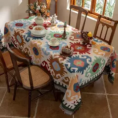 Multi Funcional Toalha de Mesa Fio de Algodão, Mesa de Jantar, Sala de estar ao ar livre, dupla face Camp e Picnic Mat Disponível - comprar online
