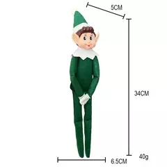 Natal elfo boneca nova estante fada boneca artesanal monstro brinquedo de pelúcia presentes de natal 2025 ano novo festa de natal decoração do quarto - comprar online