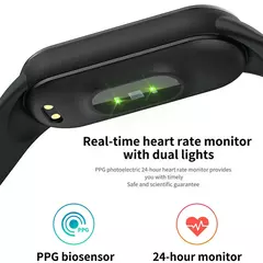 Relógio inteligente digital para homens e mulheres, bluetooth, rastreador de fitness, esporte, freqüência cardíaca, pressão arterial, android, ios, novo