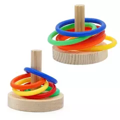 Papagaio mordida mastigação brinquedo para pet, pássaro Balanço bola, brinquedo em pé, anéis de plástico, brinquedo inteligência - Wolf Magazine