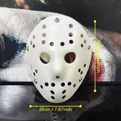 Halloween jason assassino máscara de plástico assustador horror cosplay maquiagem traje festa bola filme vilão correspondência colecionável novo 2025 - loja online