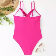 Imagem do OIINAA-maiô feminino de peça única, maiô sexy sólido plissado, bodysuit estampado leopardo, conjunto de biquíni, moda verão, moda praia nova