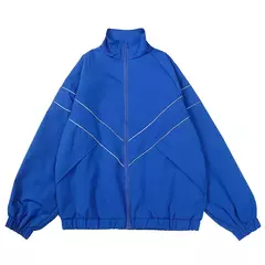Jaqueta masculina e feminina Hip Hop Varsity, High Street, patchwork, bloco de cores, casacos blusão finos, jaquetas universitárias, primavera, outono, moda - loja online