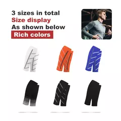 Meias esportivas de compressão, suporte para panturrilha, auxiliam para corrida noturna, leggings de nylon, meias finas para homens, corrida ao ar livre, meias de pressão longas - comprar online