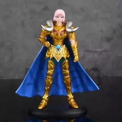 Aixlan 8 pçs saint seiya figura kanon hyoga 18cm ouro saint pvc figura de ação amine brinquedo presente aniversário estatueta ollectible