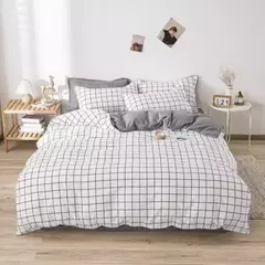 Coração Imprimir Conjunto de cama reversível, Duvet Cover Set, microfibra, moderno Quilt Cover, Zipper Closure com 2 Fronhas, King Size - Wolf Magazine