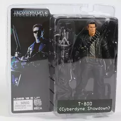 Neca o terminator T-800 moinho de aço pvc action figure coleção modelo brinquedo boneca presente na internet