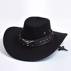 Imagem do Camurça artificial Cowboy Chapéus, Jazz Hat, Vintage, Big-Edge, Cavalheiro Vaqueira, Feriados Festa Cosplay