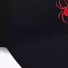 Imagem do Boné de beisebol bordado aranha personalizado para homens e mulheres, esportes ao ar livre, protetor solar de lazer, chapéu de pato, sol, verão