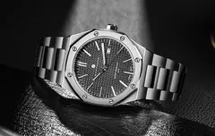 Sapphero ouro rosa para homens relógios octagonais 30m relógios à prova dwaterproof água relógio de quartzo masculino negócios moda relógios para homem watche - Wolf Magazine
