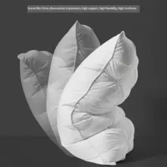 Núcleo de travesseiro especial para estudantes em casa, adultos solos e duplos, proteção do sono da coluna cervical, macio e confortável - Wolf Magazine