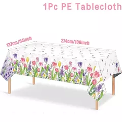 Spring Wild Grass Tablecloth, Table Cover for Home Decor, Verão, Primavera, Verde, Feriado, Casamento, Birthday Party, Kids, Baby Shower - loja online
