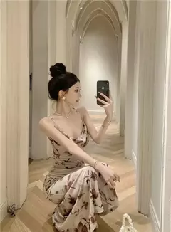 Vestido feminino justo de cauda de peixe, vestido elegante na moda, colarinho francês, leste europeu e sudeste asiático, atacado, 2024 - Wolf Magazine