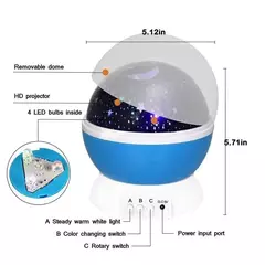 LED Rotating Night Light Projector, Céu Estrelado, Star Master, Crianças, Crianças, Sono, Romântico, USB, Lâmpada, Presentes para Criança na internet