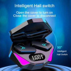 Imagem do Auscultadores Bluetooth, TWS Gaming Earbuds, Auscultadores sem fios com microfone, Headset HiFi estéreo Bass Audio Sound 9D, para Xiaomi Lenovo