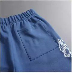 Calções de desporto casual masculino, Fitness, Borda áspera, Solto, Treinos, Basquetebol, Corrida, Solto, Verão na internet