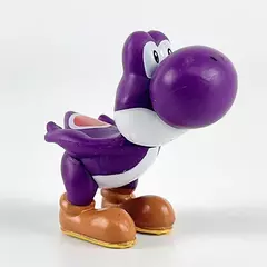 10 pçs jogo super marios bros boneca ornamentos crianças figuras de ação brinquedos yoshi dos desenhos animados decorar ornamento modelo presentes aniversário - loja online