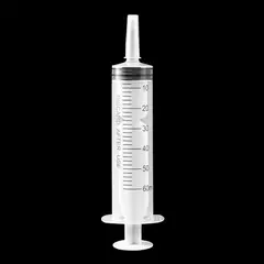 Imagem do Seringa de Alimentação sem Agulha, Enchimento de Cola, Enema, Nutriente Estéril, Rega para Hidroponia Industrial, 60ml, 100ml