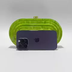 Bolsa de noite em caixa acrílica para mulheres, verde limão, embreagem de luxo, bolsas e bolsas para senhoras, bolsas de ombro para festa - loja online
