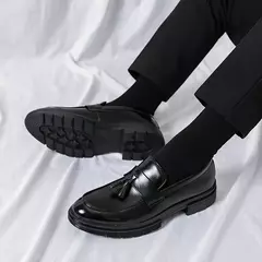 Mocassins macios masculinos, sapatos de couro borla, sapatilha de condução, marca de luxo, plus size, 46, alta qualidade, moda na internet