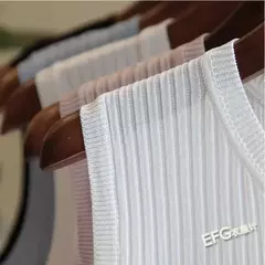 Tops finos sem mangas com o pescoço em O feminino, coletes de malha, blusa casual, camisa verão, nova moda, 2024 - comprar online